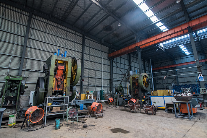 遵化网架配件-锥头加工车间